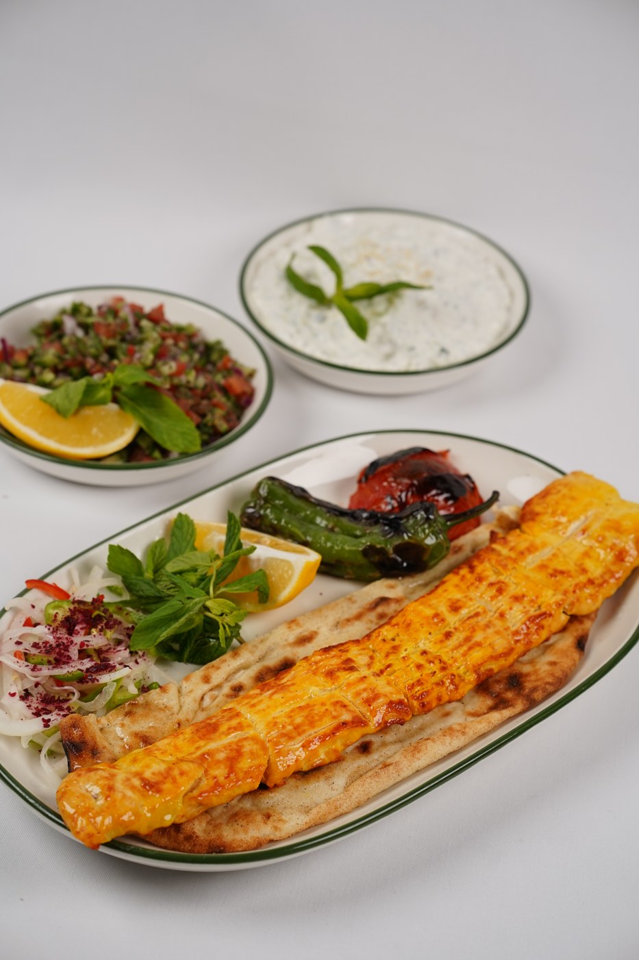 Boneless chicken kebab