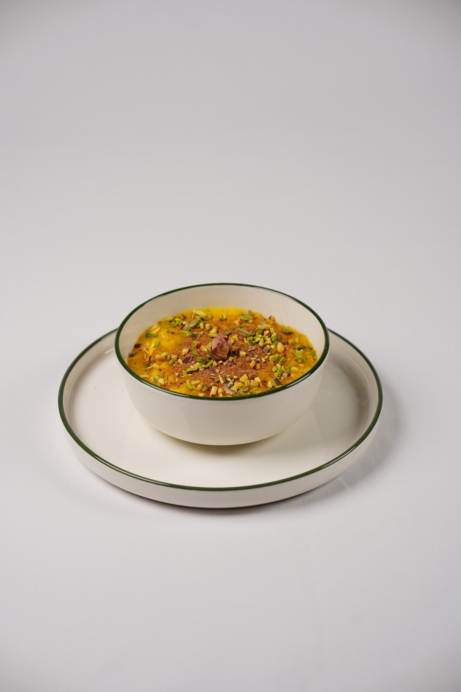 Saffron rice pudding